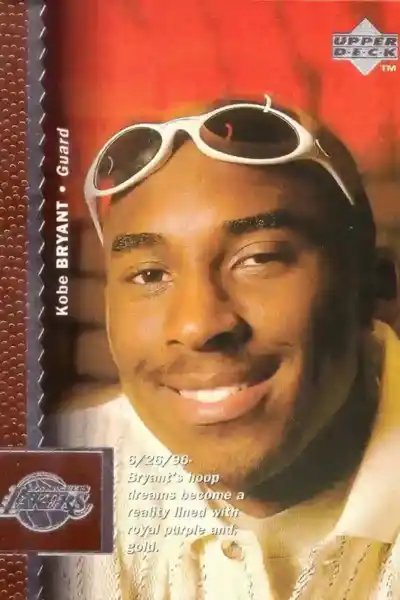 1996-97 Upper Deck Basketball #58 Kobe Bryant Rookie Card