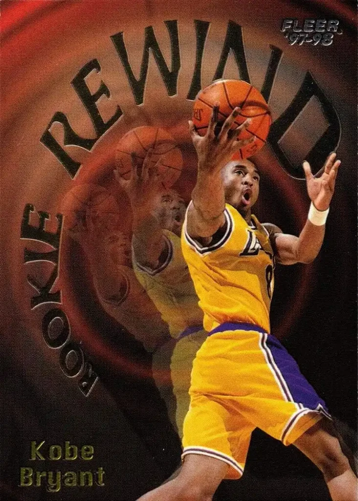 Kobe Bryant Basketball Cards: Facts, Value, Price & More 21 1997-98 Fleer Rookie Rewind #3 Kobe Bryant Basketball Card