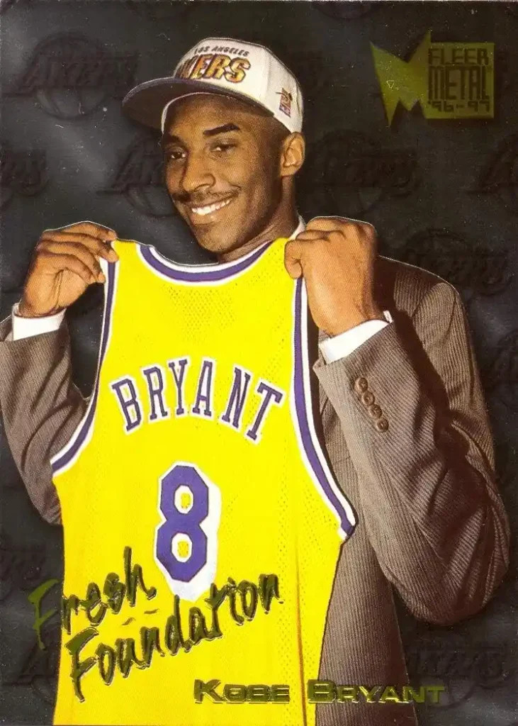 1996-97 Fleer Metal Basketball #137 Kobe Bryant Rookie Card