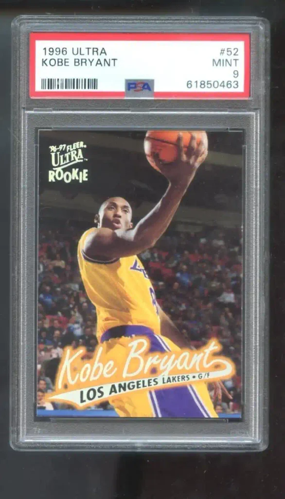 1996-97 Fleer Ultra #52 Kobe Bryant ROOKIE RC PSA 9 Graded Card NBA 96-97 Lakers - Basketball Slabbed Rookie Cards