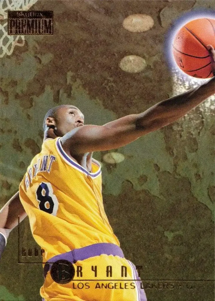 1996-97 Skybox Premium Basketball #55 Kobe Bryant Rookie Card Lakers
