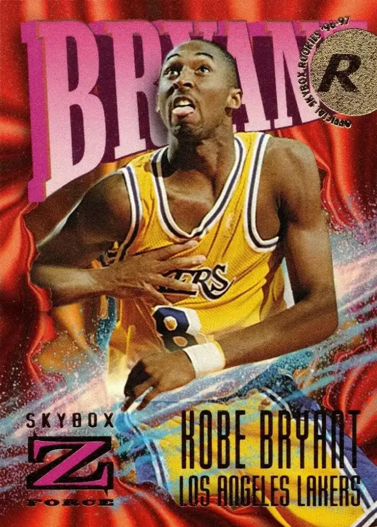 1997-98 SkyBox Metal Universe Kobe Bryant: Complete Guide 21 1996-97 Skybox Z Force Basketball #142 Kobe Bryant Rookie Card - Lakers