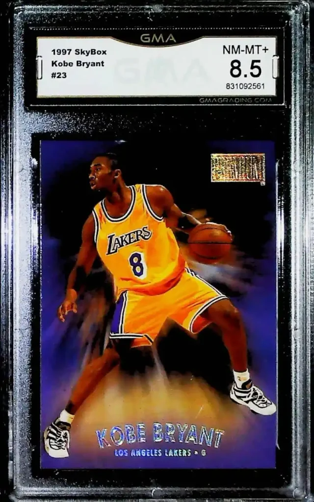1997-98 SkyBox Metal Universe Kobe Bryant: Complete Guide 9 1997-98 Skybox Premium #23 Kobe Bryant Los Angeles Lakers GMA 8.5 NM-MT+