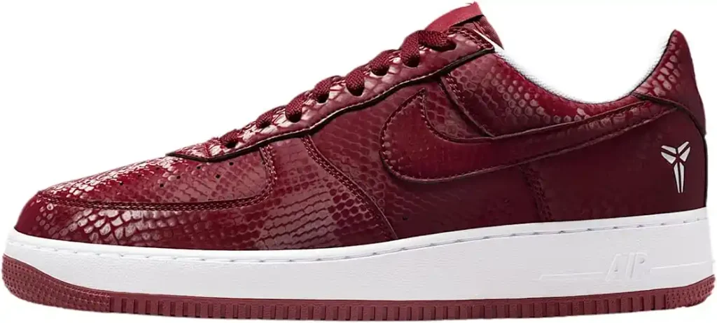 Kobe Air Force 1 Low 'Lower Merino High: Away' Men's Shoes (Team Red/White) Size 10