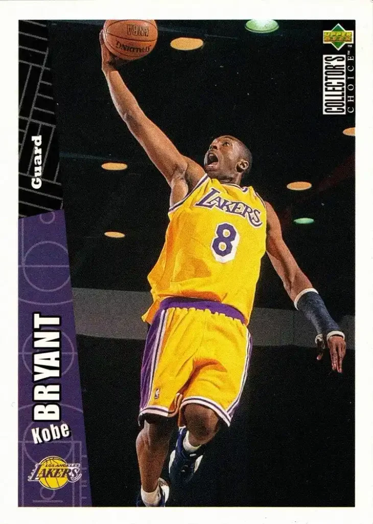 Kobe Bryant Upper Deck Cards: Value & Collector’s Guide 21 1996-97 Upper Deck Collector's Choice Basketball #267 Kobe Bryant Rookie Card