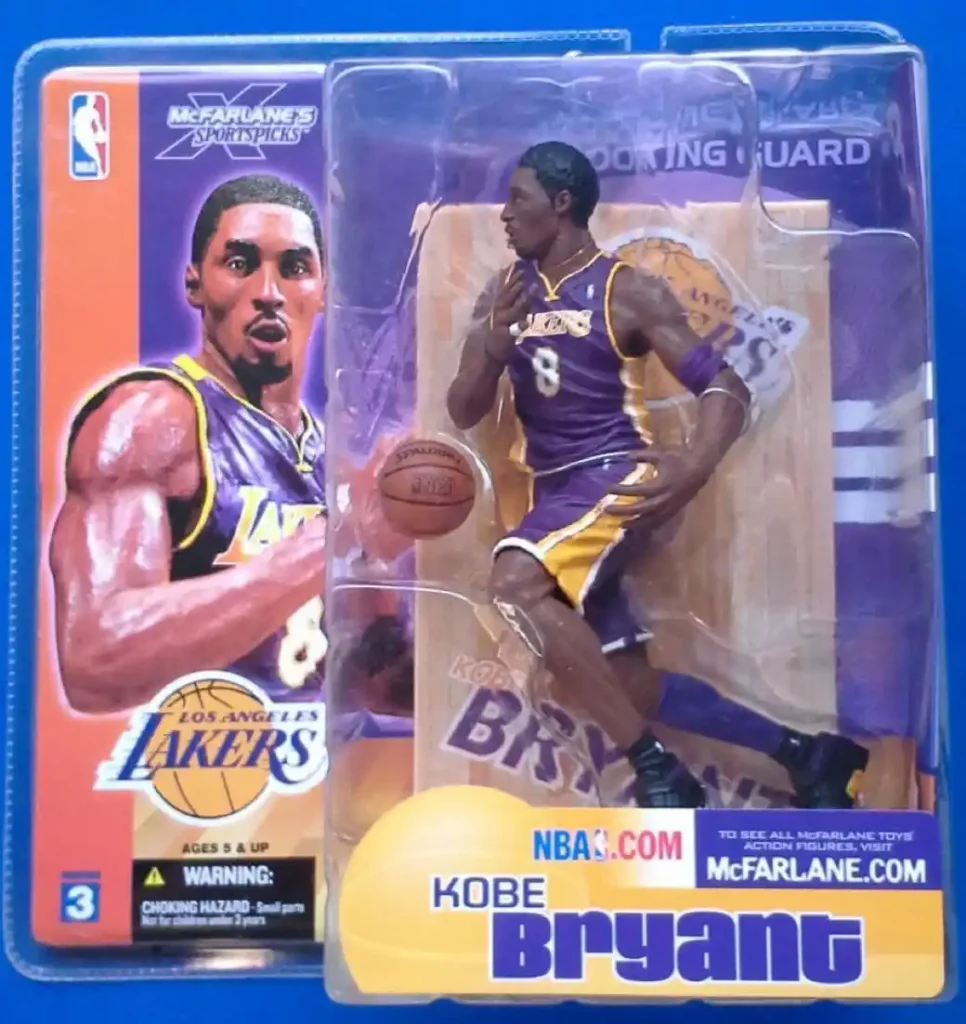 Kobe Bryant Action Figure: Value & Collector’s Guide 11 McFarlane's Sports Picks Series 3, Kobe Bryant 2003 Purple Jersey by McFarlane Toys