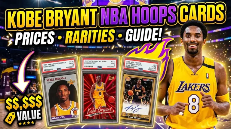 NBA Hoops Kobe Bryant Cards: Prices, Rarities & Guide