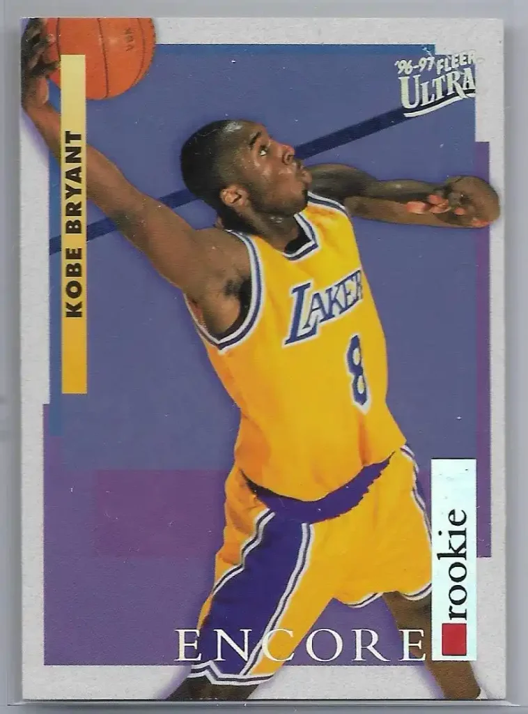 Kobe Bryant Encore Rookie Cards: Value & Collector’s Guide 9 1996-97 Fleer Ultra Basketball Kobe Bryant Encore Rookie Card # 266