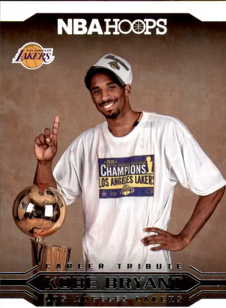 NBA Hoops Kobe Bryant Cards: Prices, Rarities & Guide 20 2017-18 Hoops #294 Kobe Bryant Career Tribute NBA Basketball Trading Card Los Angeles Lakers