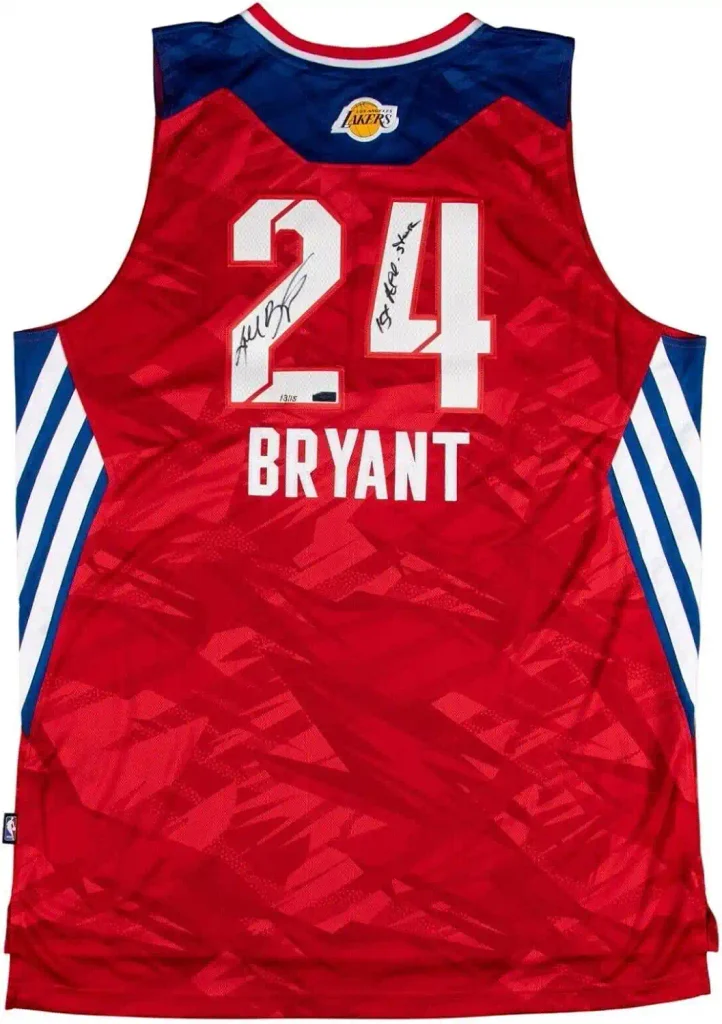 Kobe Bryant 15X All Star Signed 2013 All Star Game Jersey Panini COA - Sports Memorabilia