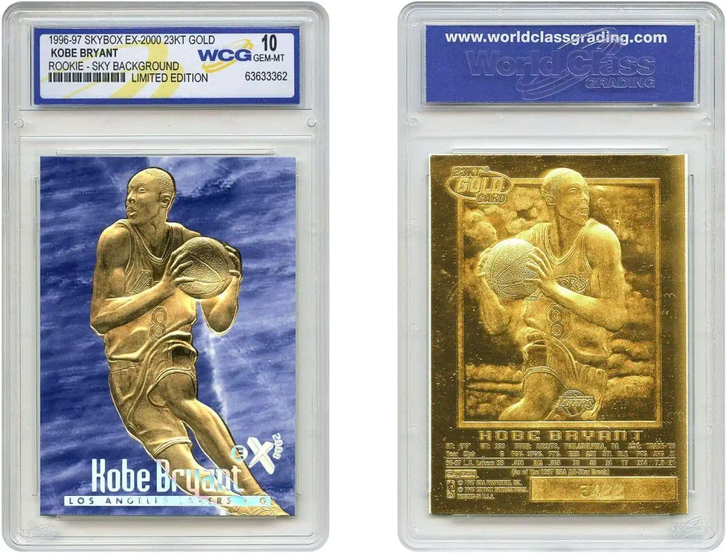 1997-98 SkyBox Metal Universe Kobe Bryant: Complete Guide 19 Kobe Bryant 1996-97 Skybox EX-2000 Credentials 23KT Gold Rookie Card GEM Mint 10 Blue Sky