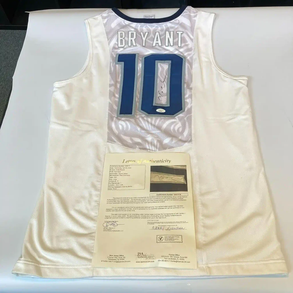 Authentic Autographed Kobe Bryant Jersey: Value & Guide 13 Kobe Bryant Signed Authentic Nike 2008 Team USA Olympics Jersey JSA COA - Autographed NBA Jerseys