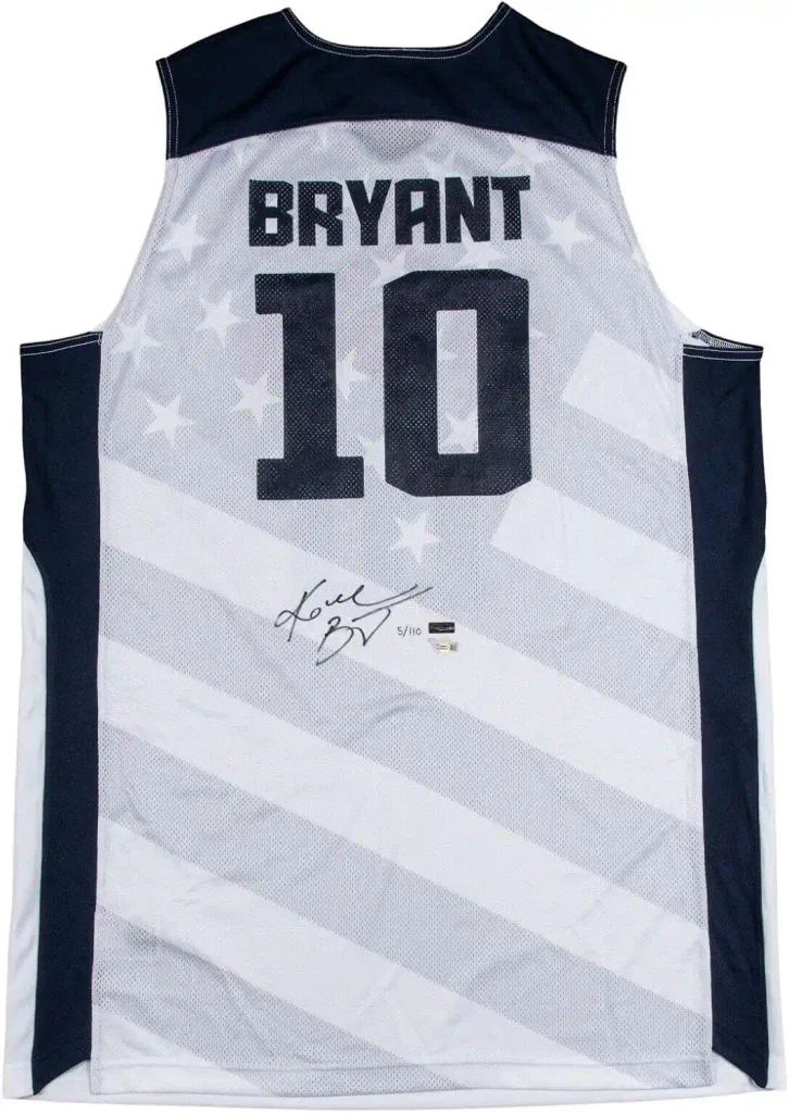 Authentic Autographed Kobe Bryant Jersey: Value & Guide 11 Kobe Bryant Signed Team USA Authentic Nike Olympics Jersey Panini COA #5110 - Autographed NBA Jerseys