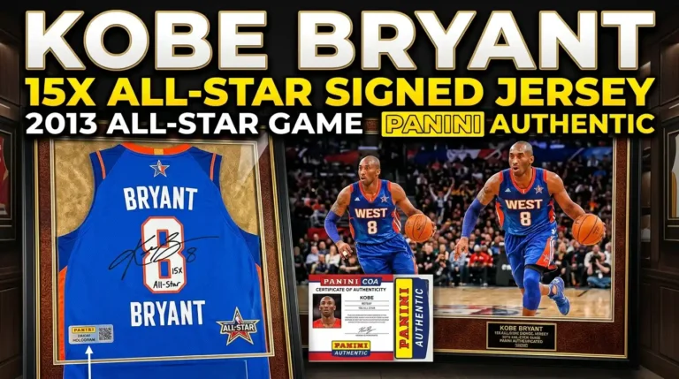 Kobe Bryant 15X All-Star Signed 2013 All-Star Jersey Panini