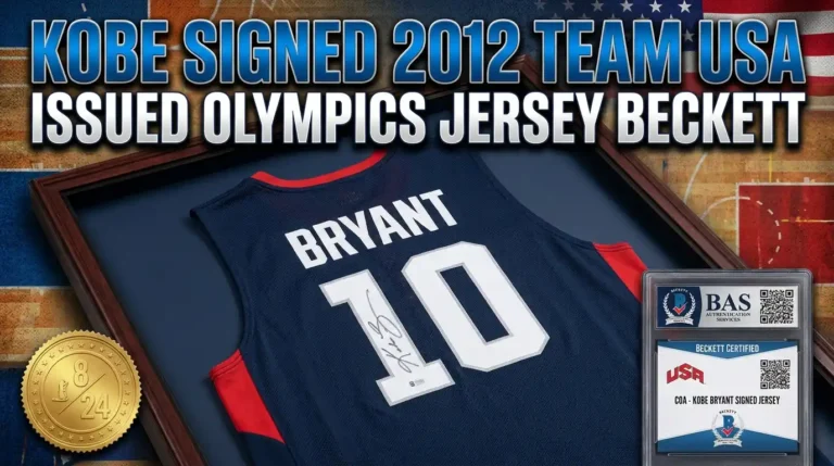 Kobe Signed 2012 Team USA Issued Olympics Jersey Beckett