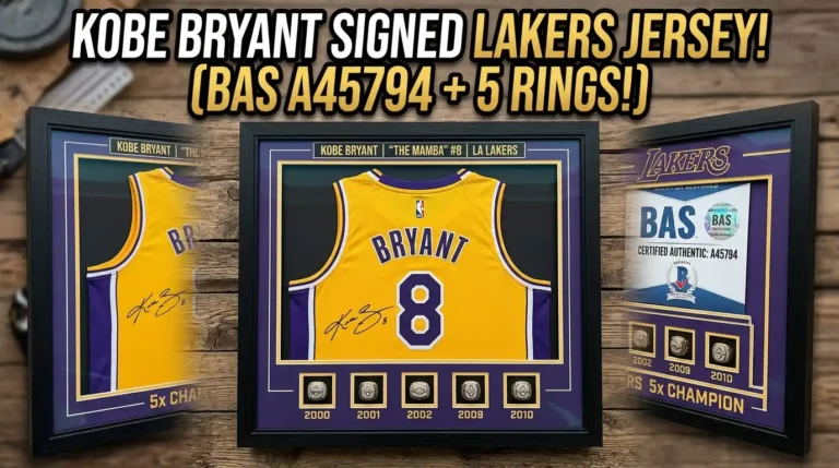 Kobe Signed Lakers Jersey
