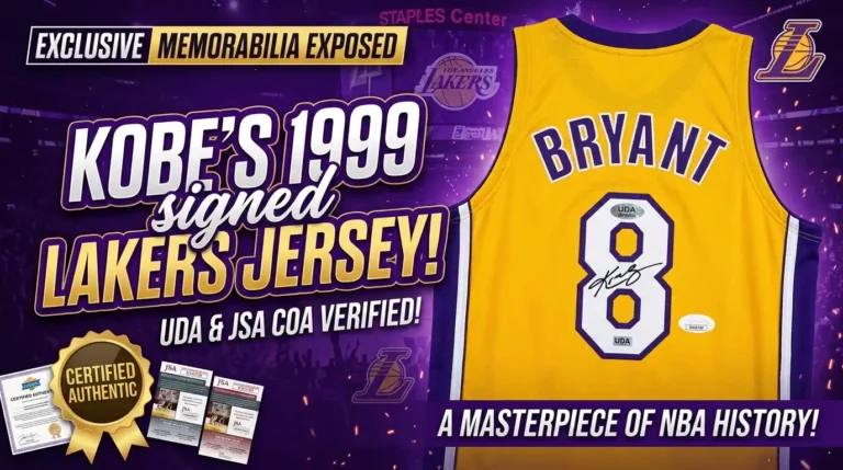Kobe Signed 1999 Los Angeles Lakers Game Issued Jersey