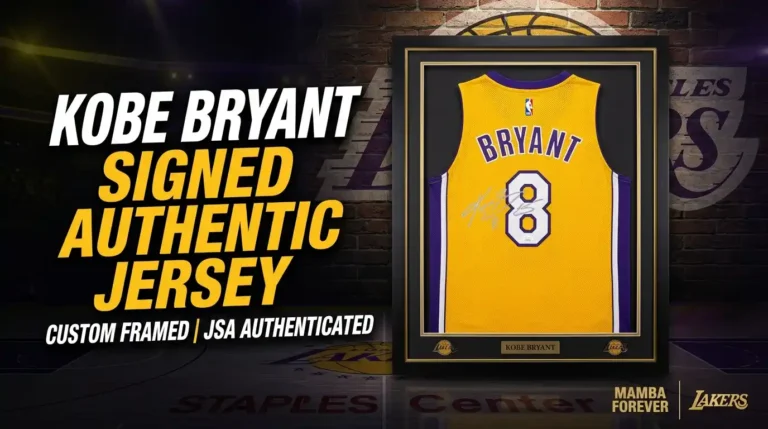 Kobe Bryant Signed Authentic Jersey Lakers Custom Framed JSA