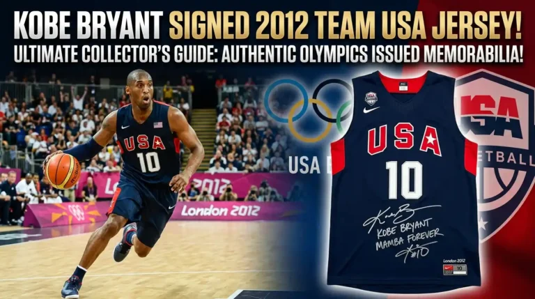 Kobe Bryant Signed 2012 Team USA Issued Olympics Jersey
