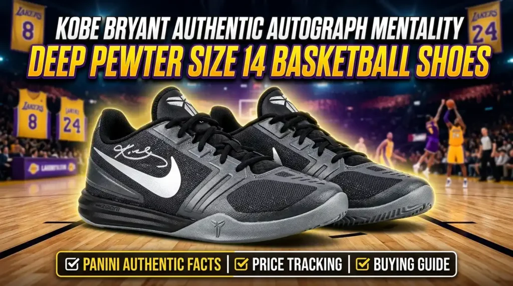 Kobe Bryant Signed Mentality Shoes