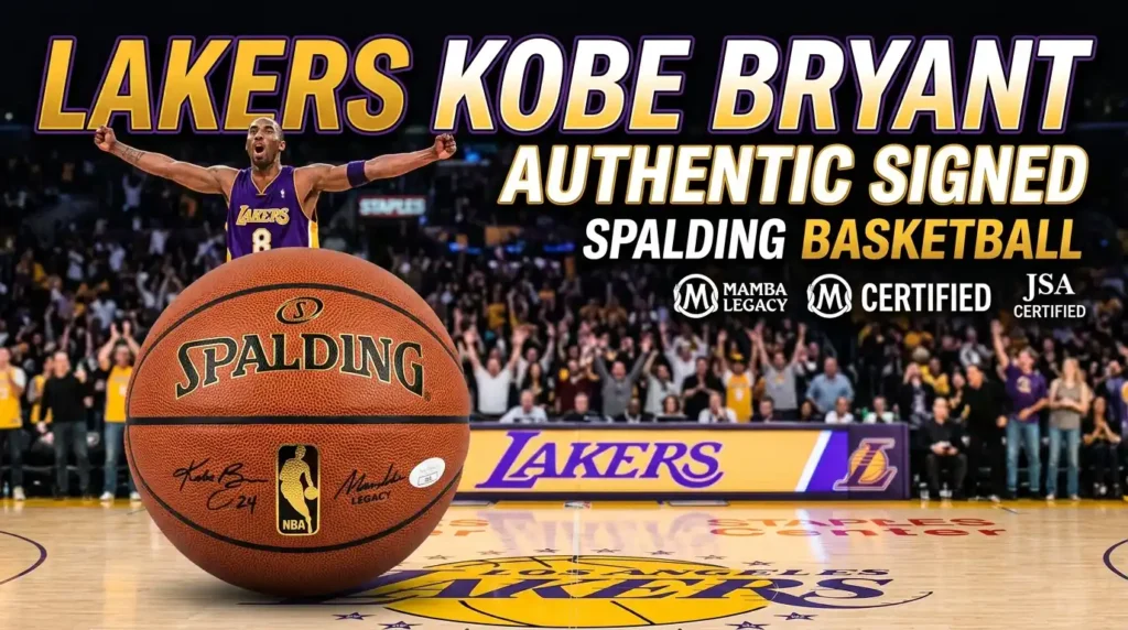 Lakers Kobe Bryant Authentic Signed Spalding Basketball