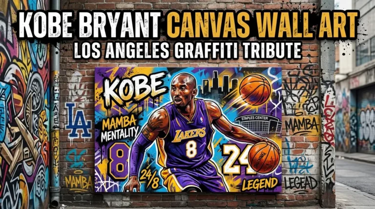 Kobe Bryant Canvas Wall Art