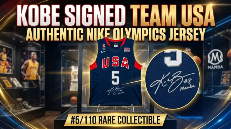 Kobe Signed Team USA Authentic Nike Olympics Jersey #5/110