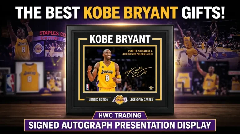 HWC Trading Kobe Gifts Printed Signed Presentation Display