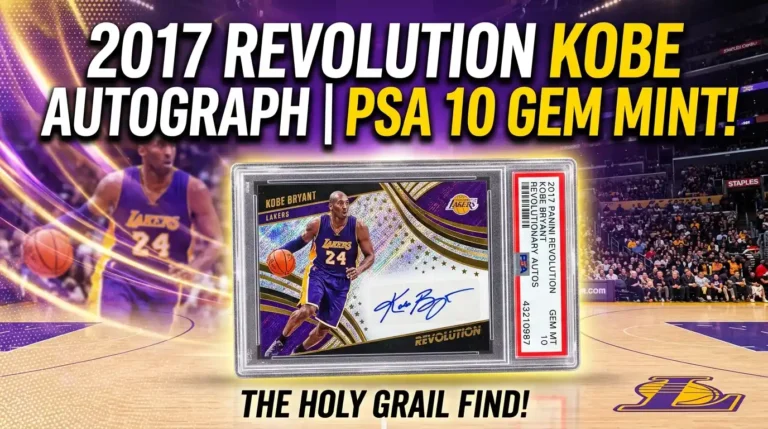 2017 Panini Revolution Kobe Lakers PSA 10 Autograph Card