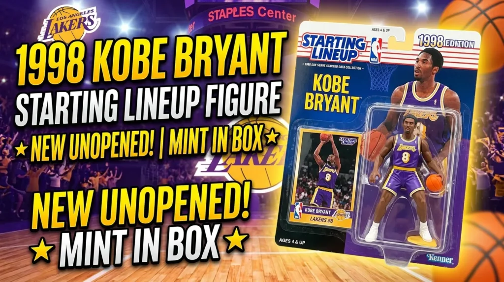 1998 Kobe Bryant Starting Lineup Figure New Unopened