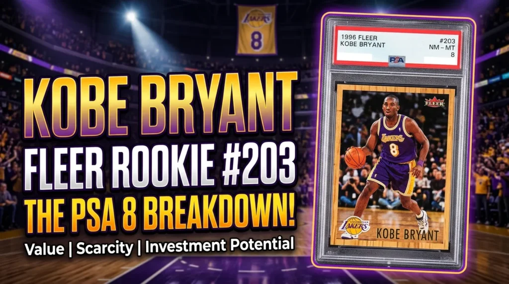 Kobe Bryant 1996 Fleer Basketball Rookie Card