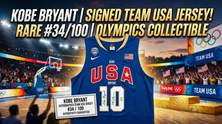 Kobe Bryant Signed Team USA Nike Olympics Jersey #34/100